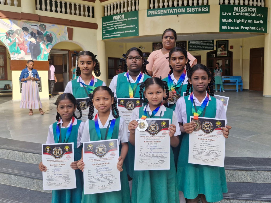 Winners of Interschool Karate & Kubudo Tournament 2026