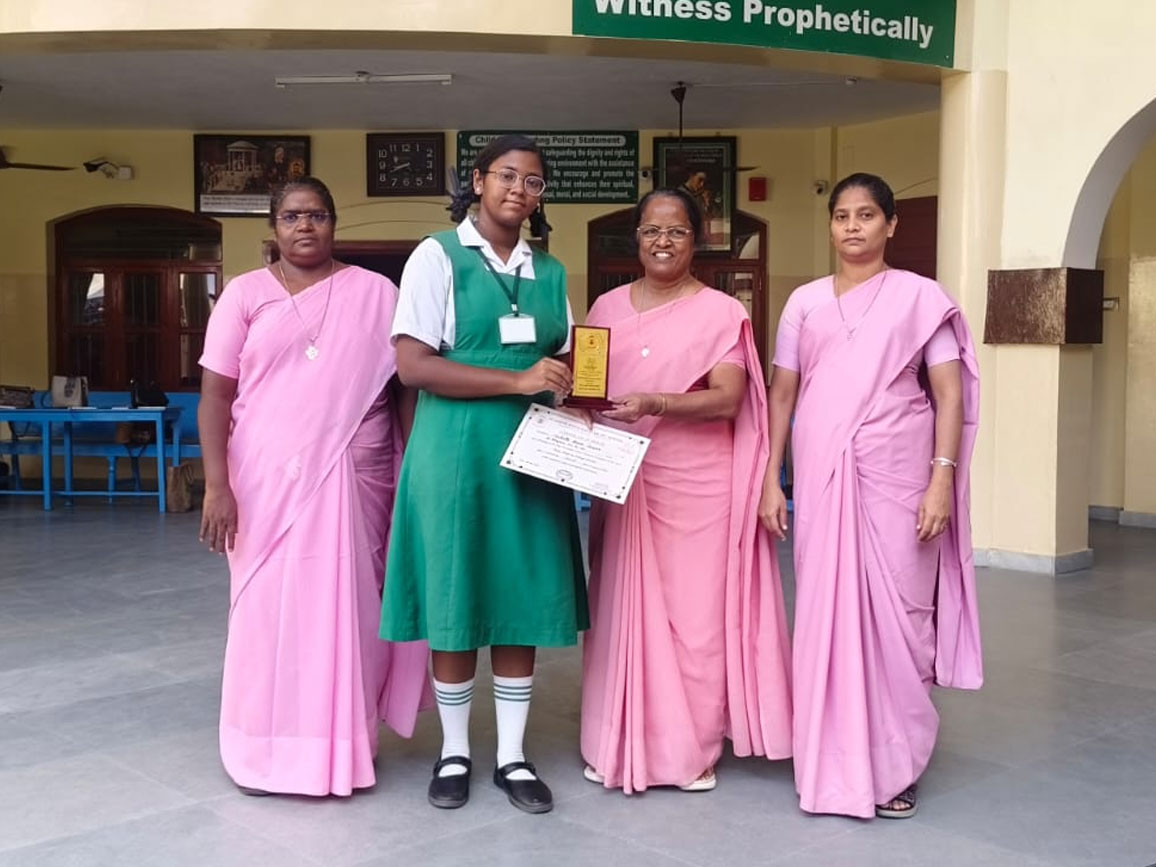 Michelle Riona secured Second Place for Best Actor in Dramatics Competition