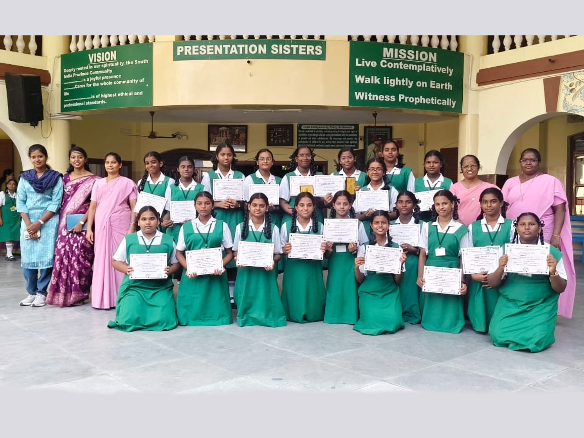 Secured 2 Place in Inter-School Dramatics Competition on theme "Nano Nagle in Today's World"