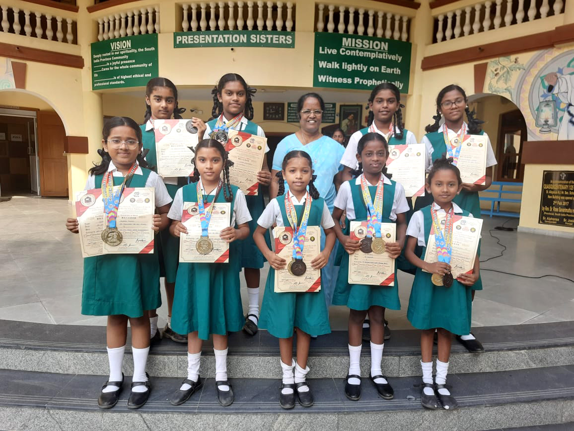 Students took part and won the  individual and team kata competitions conducted by Okinawa Shorin in the view of their  Golden Jubilee Celebration.