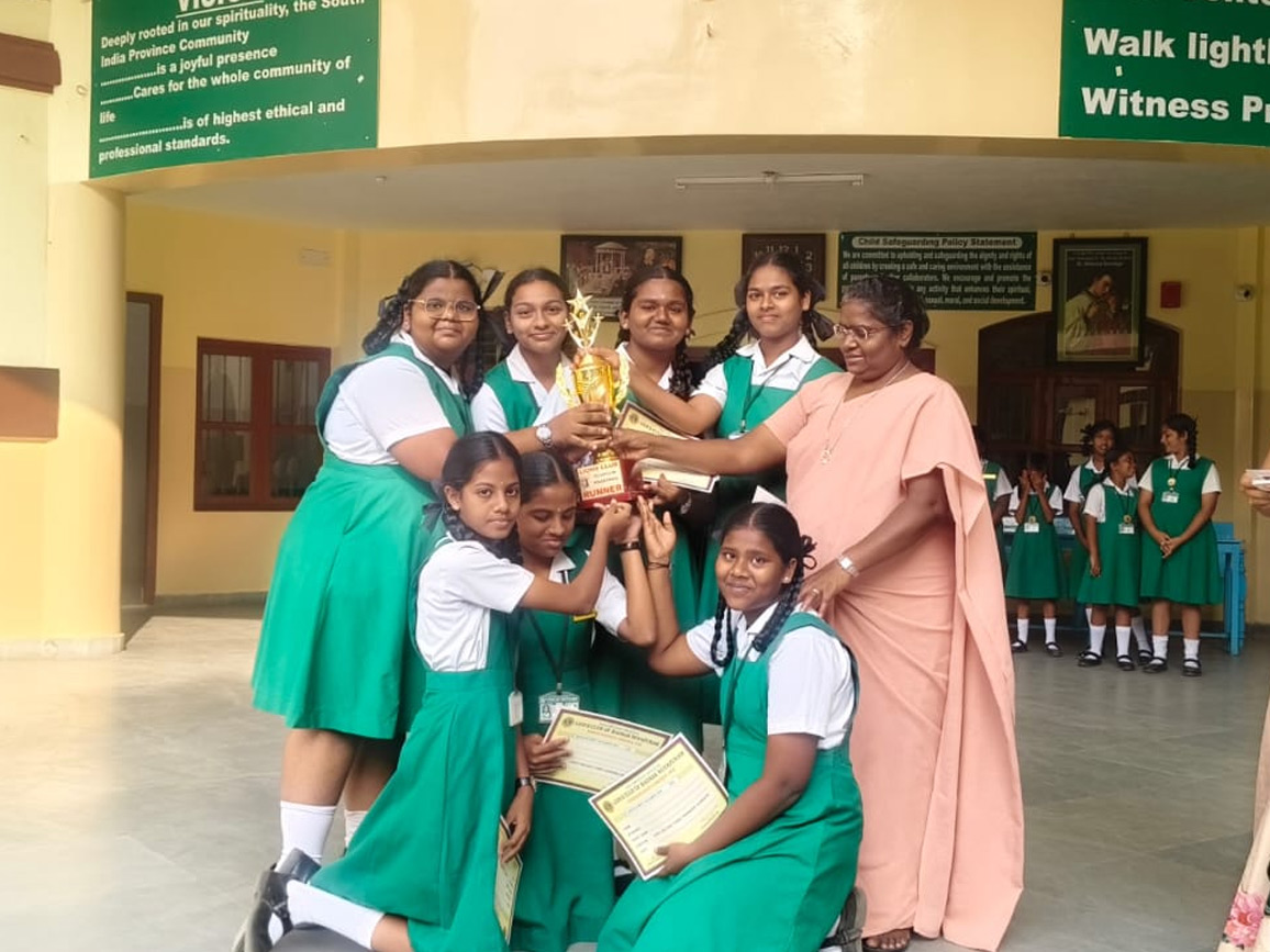 Under 17 won 2nd place in Volley ball match - Lion's Club
